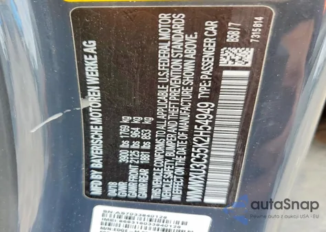 2019 Mini Cooper S z USA, uszkodzony, nr VIN WMWXU3C55K2H54949